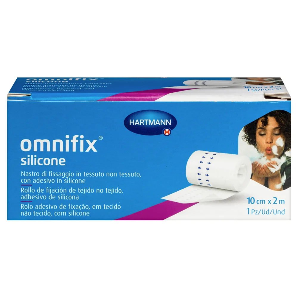 Omnifix Silicone Patch 10 cm x 2 m Non-woven Material Roll