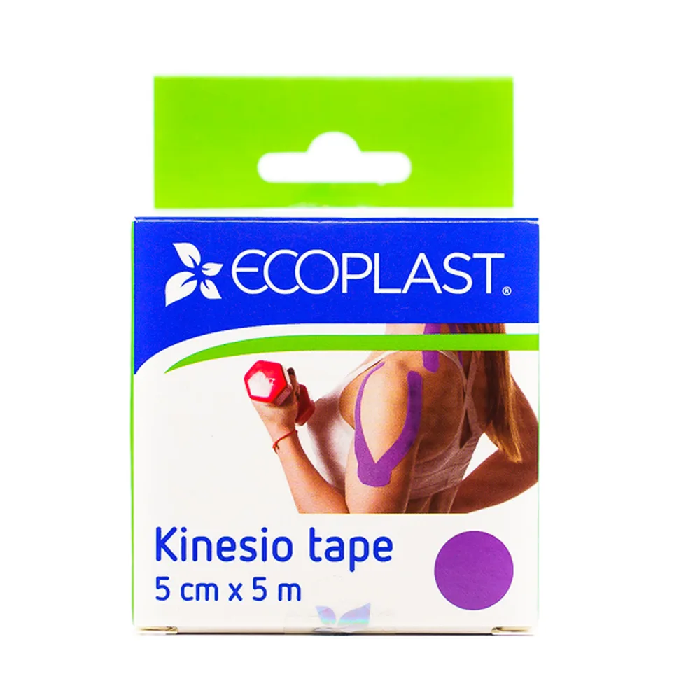 Ecoplast Kinesiology Tape 5 cm x 5 m Purple