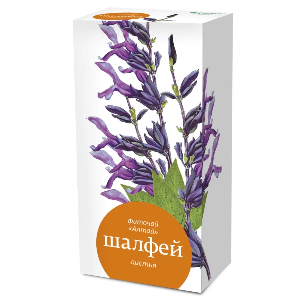 Herbal tea Altai sage leaves 1.5 g 20 pcs. f/p