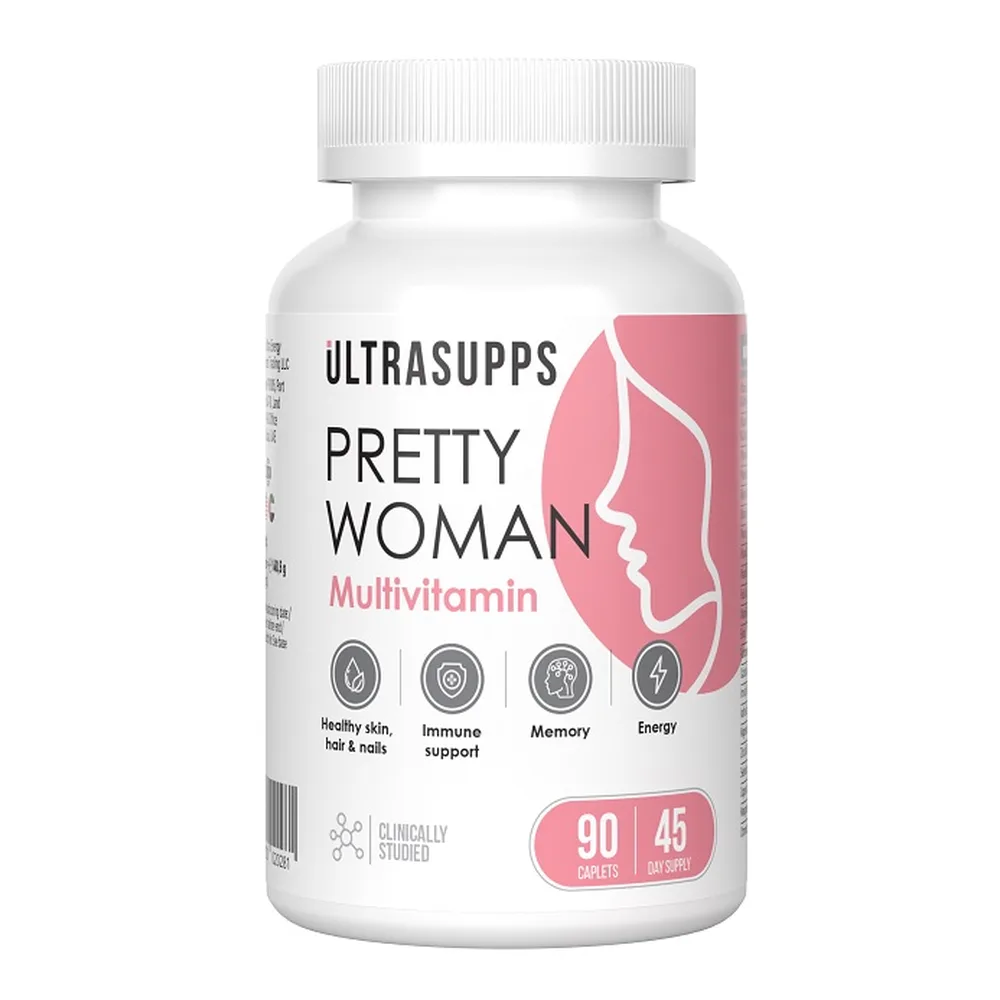 Ultrasupps Pretty Women Multivitamin 90 tablets 1650 mg/jar