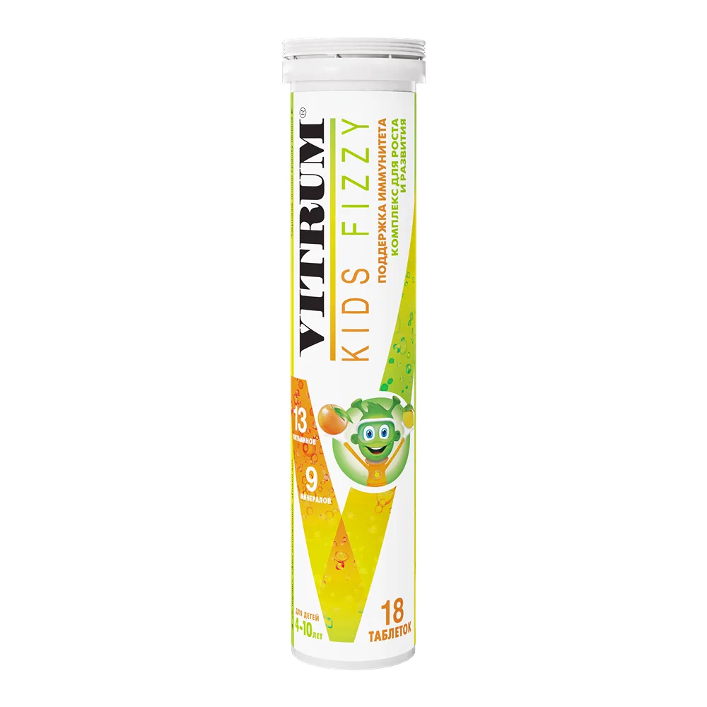 Vitrum Kids Effervescent 18 pcs tablets 4.4 g