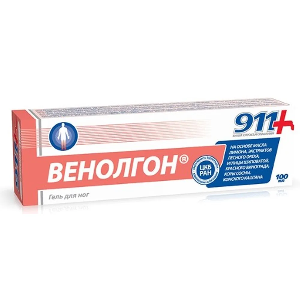 911 Venolgon gel for legs 100 ml