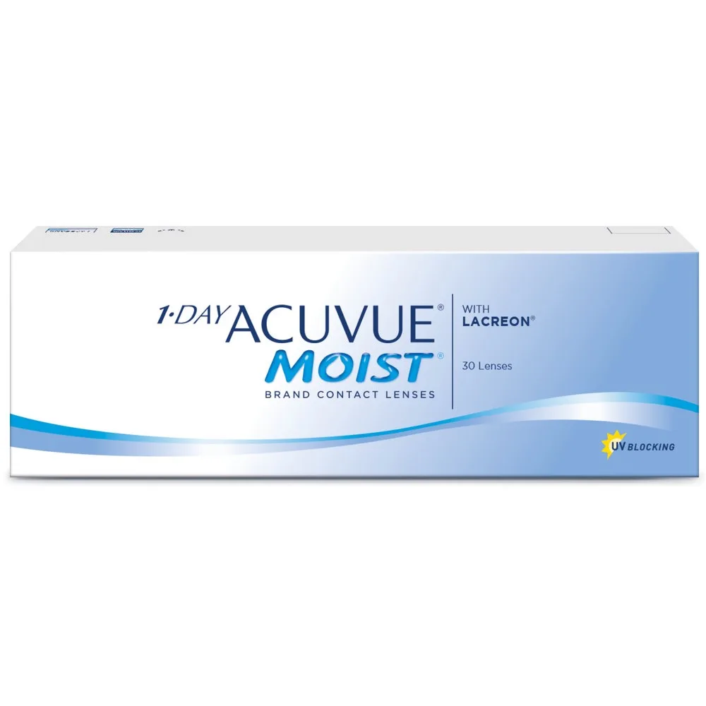 Acuvue 1-Day Moist Daily Contact Lenses 8.5/14.2 30 pcs -5.50