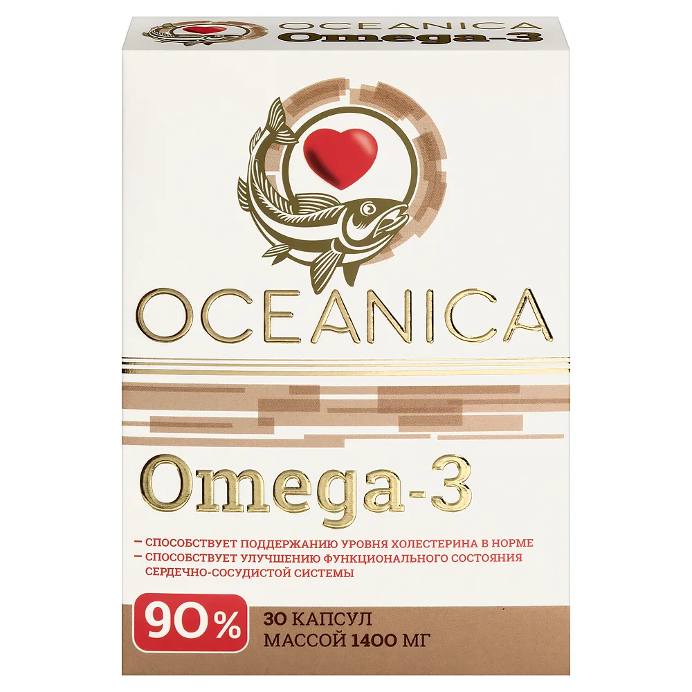 Okeanika omega 3-90% 30 capsules 1400 mg
