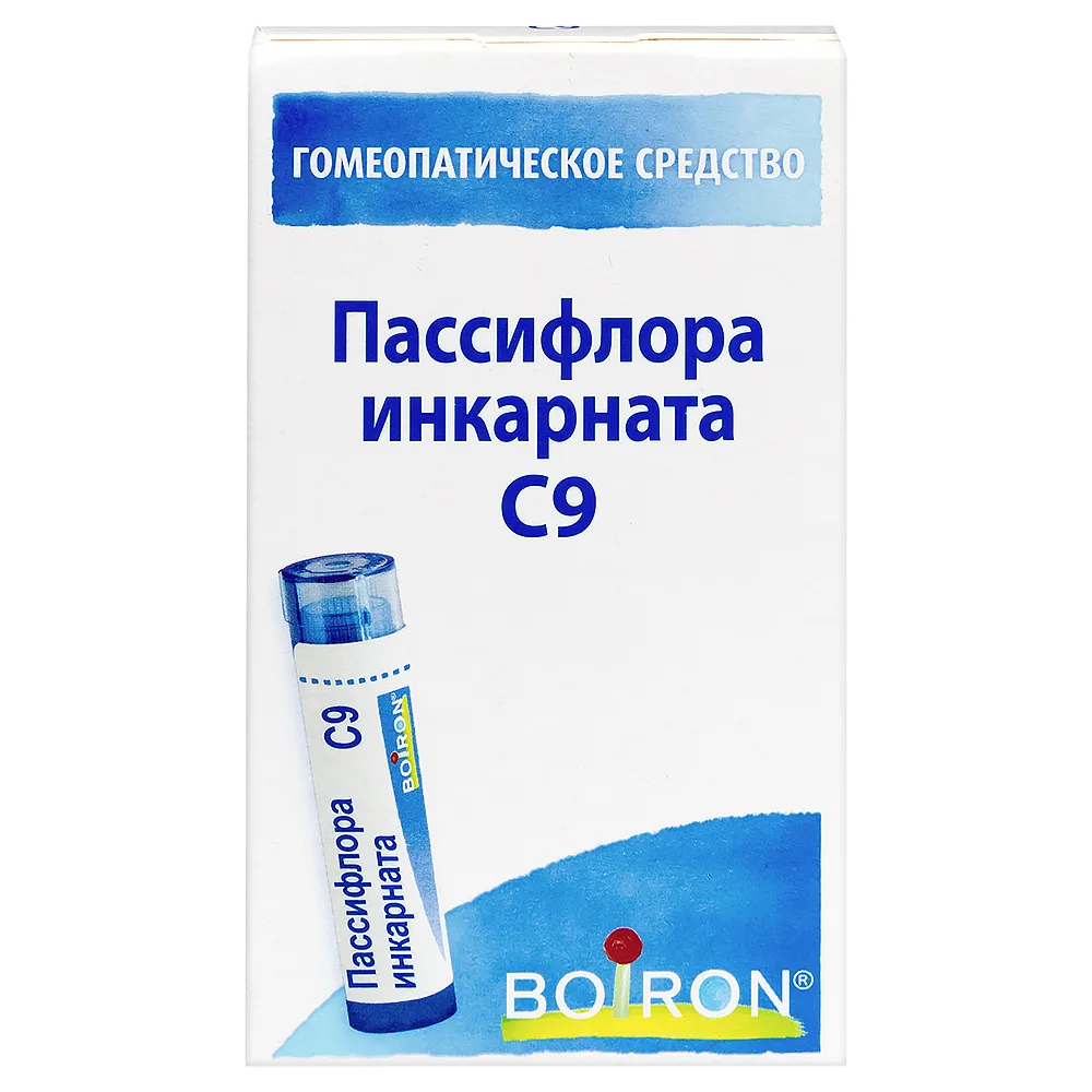 Passiflora incarnata C9 Homeopathic Monocomponent Plant-Based Preparation 4 g Homeopathic Granules