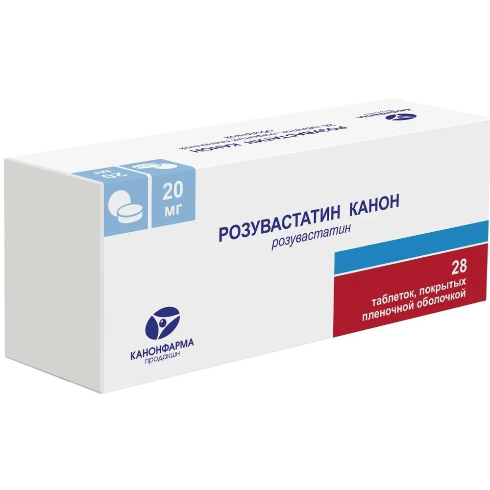 Rosuvastatin Canon 20 mg 28 tablets, film-coated