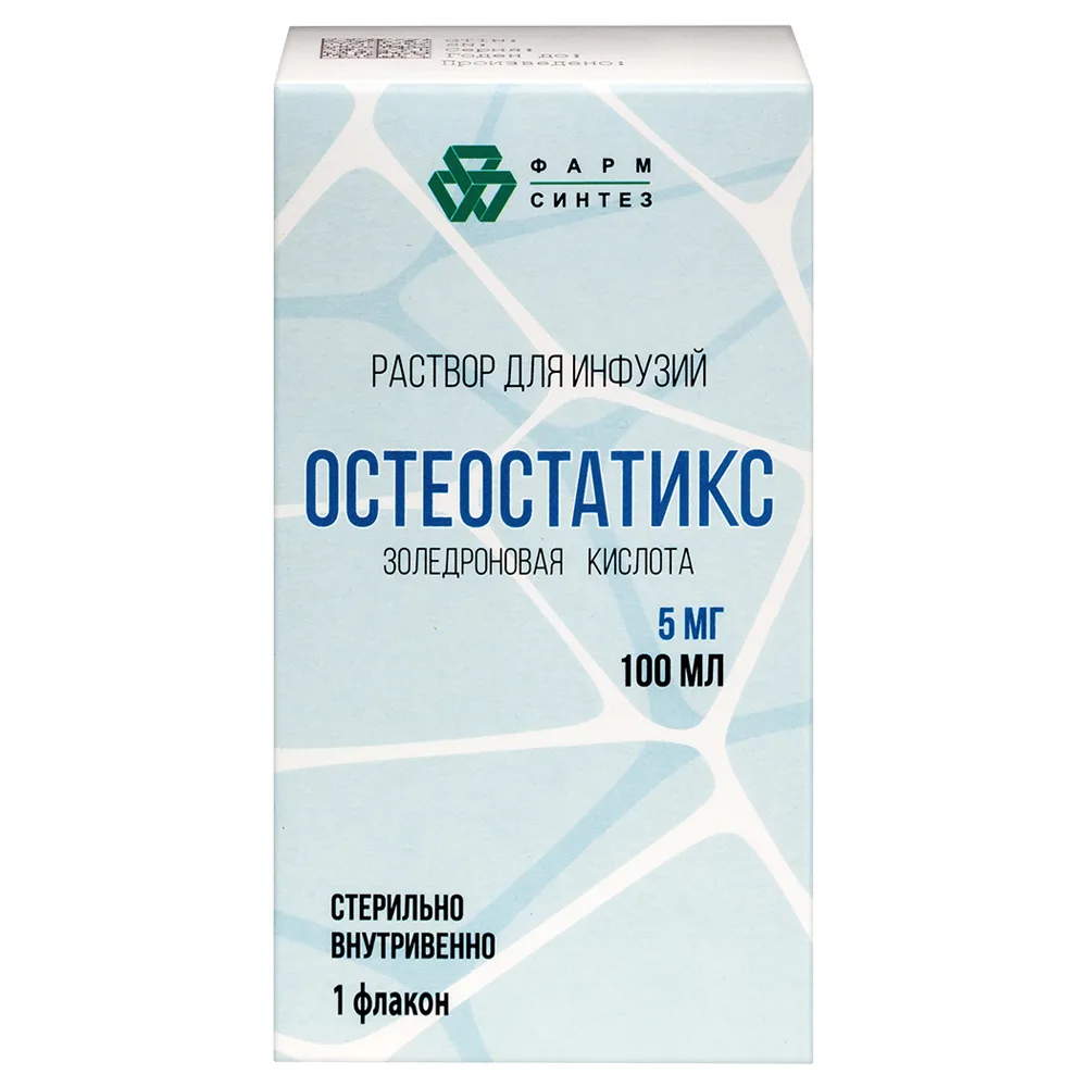 Osteotaxic 5 mg/100 ml infusion solution vial