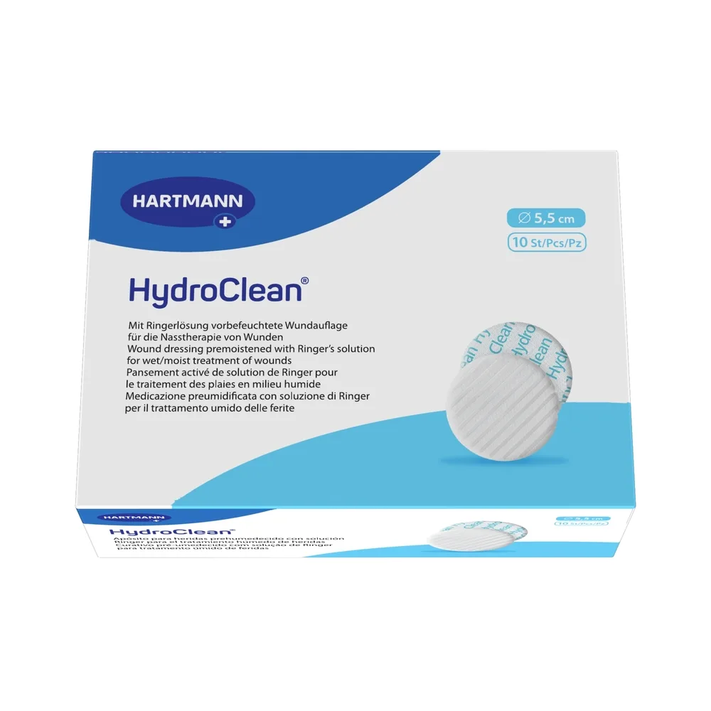 Hydroactive Dressing for Wound Healing in a Moist Environment Hydroclean Sterile Diameter 5.5 cm 10 pcs.