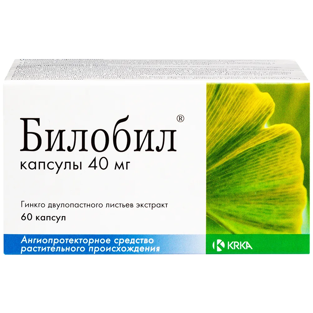 Bilobil 40 mg 60 capsules