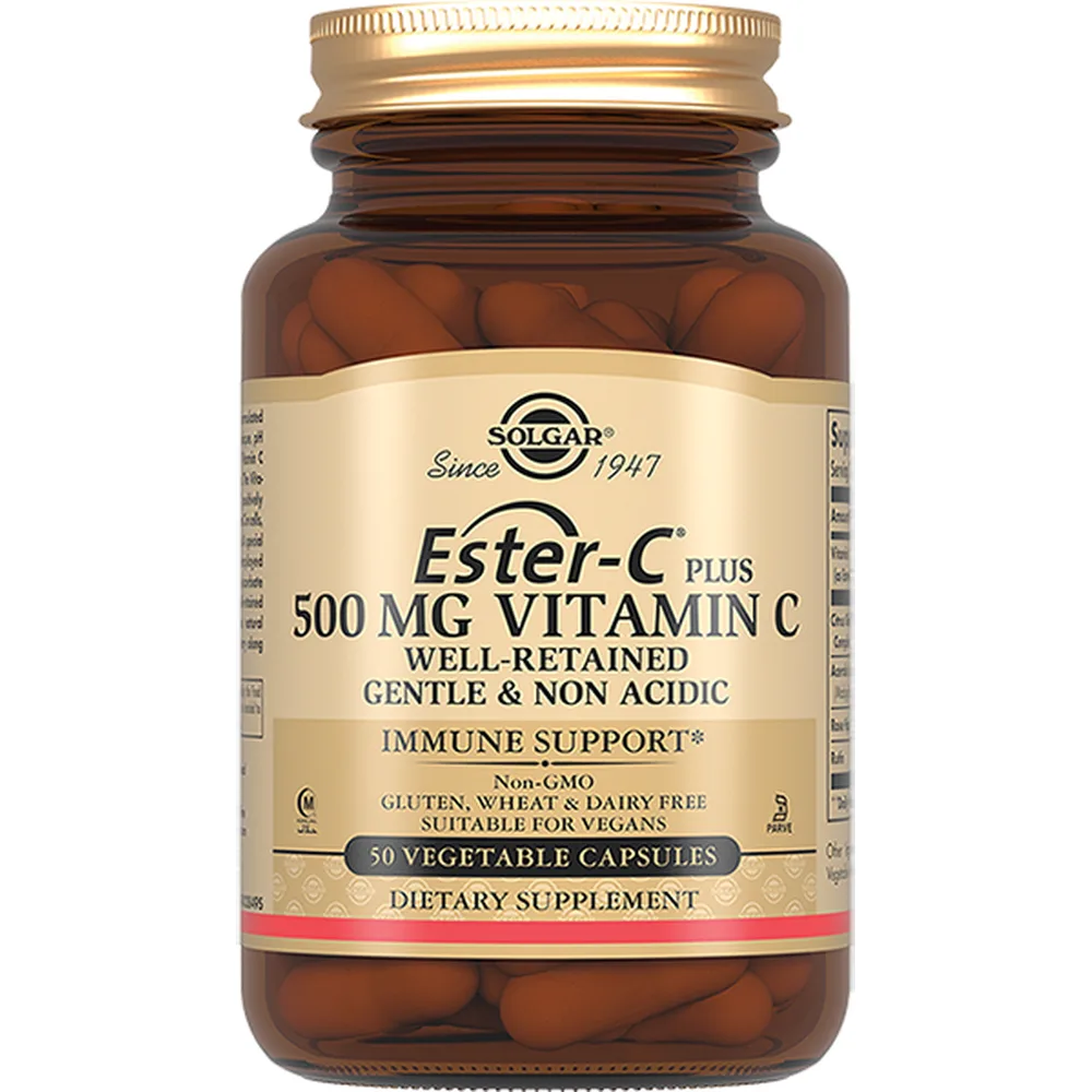 Solgar Ester-C Plus Vitamin C 500 mg 50 Capsules 849 mg