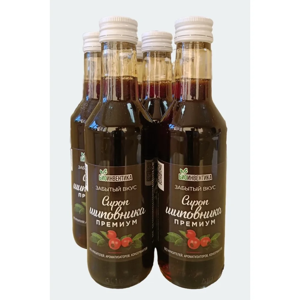 Forgotten Taste Rosehip Syrup Premium 250 ml 6 pcs.