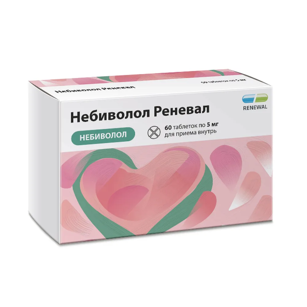 Nebivolol Renewal 5 mg 60 tablets