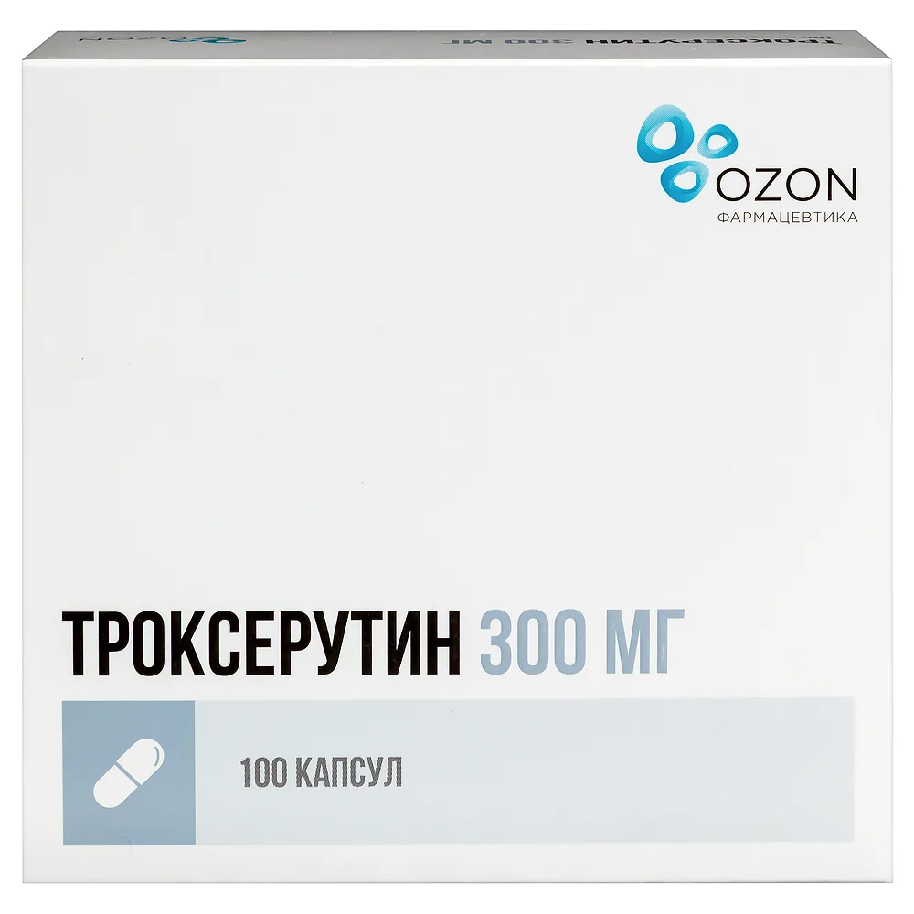 Troxerutin 300 mg 100 capsules