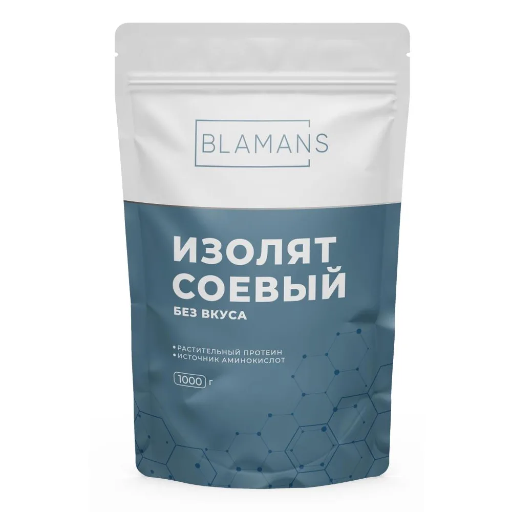 Blamans Soy Isolate Neutral (Unflavored) 1000 g Powder