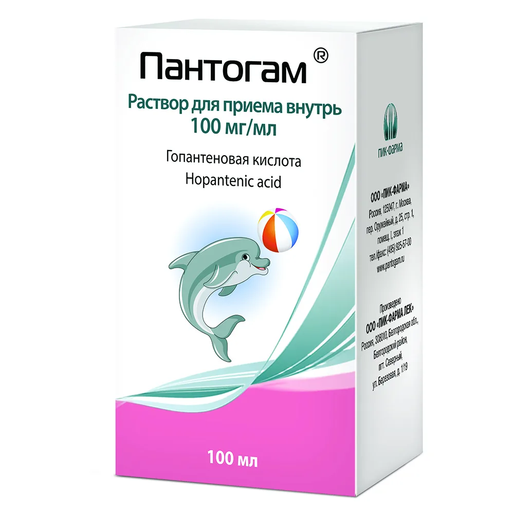 Pantogam 100 mg/ml solution for oral administration 100 ml