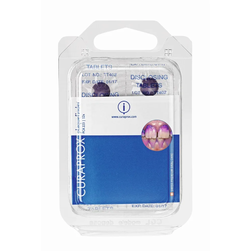 Curaprox plaque indicator tablets 12 pcs.