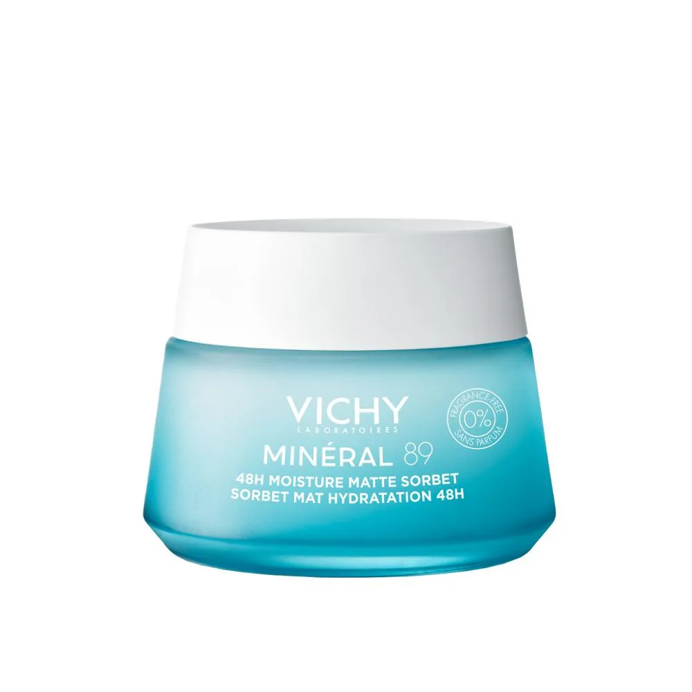 Vichy Mineral 89 Hydrating Sorbet Gel for Face 48h Mattifying 50 ml