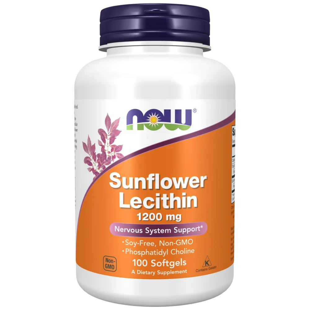 Sunflower Lecithin 1200 mg 100 capsules 1845 mg
