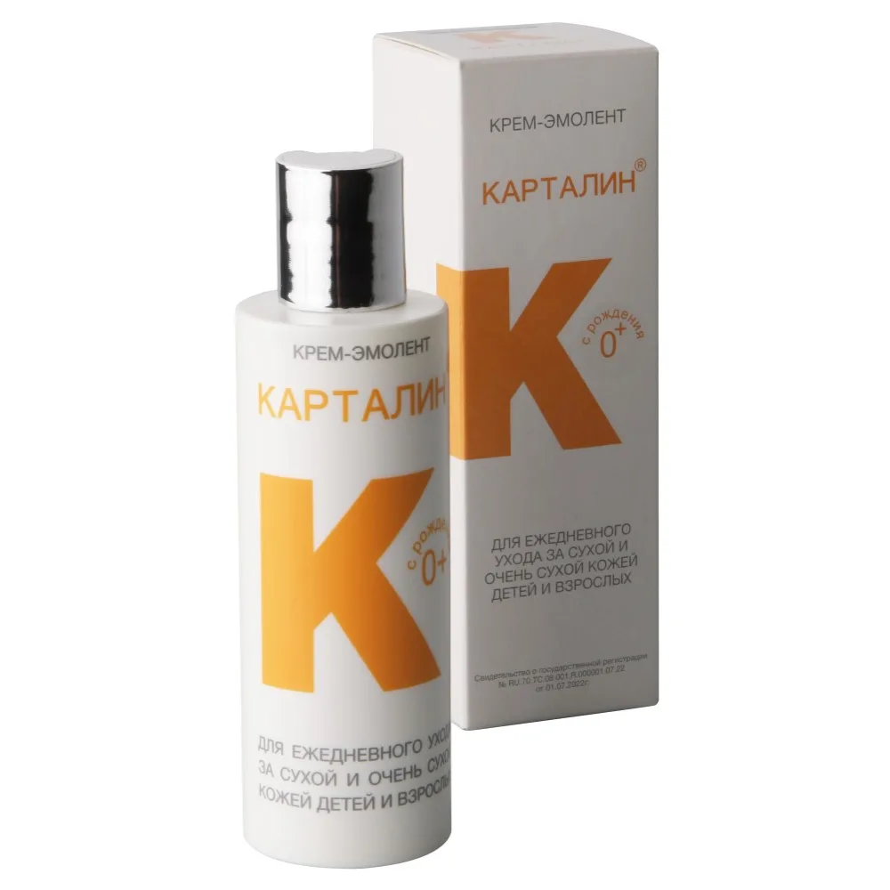Kartalin Emollient Cream 0+ for Daily Care of Dry and Very Dry Skin for Children from Birth and Adults 150 ml