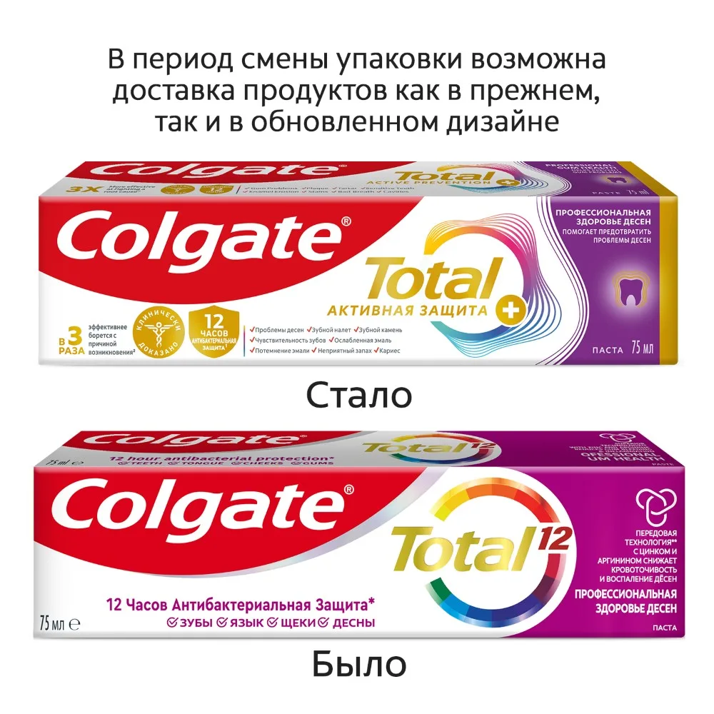 Colgate Total 12 Pro-Health Gum Toothpaste 75 ml
