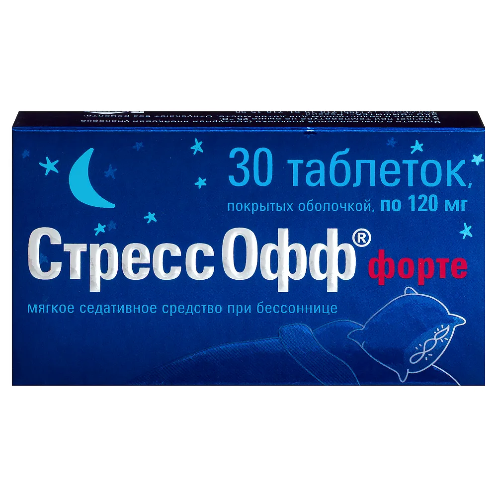 Stressoff Forte 120 mg 30 coated tablets
