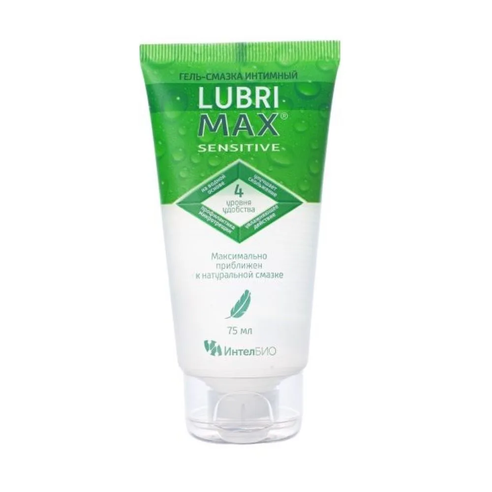 Lubrimax Sensitive lubricant gel intimate 75 ml