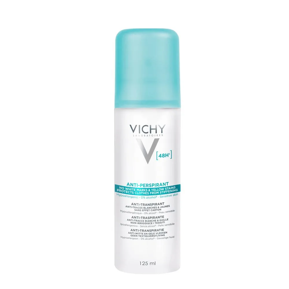 Vichy Deodorant Aerosol Against White and Yellow Stains 125 ml