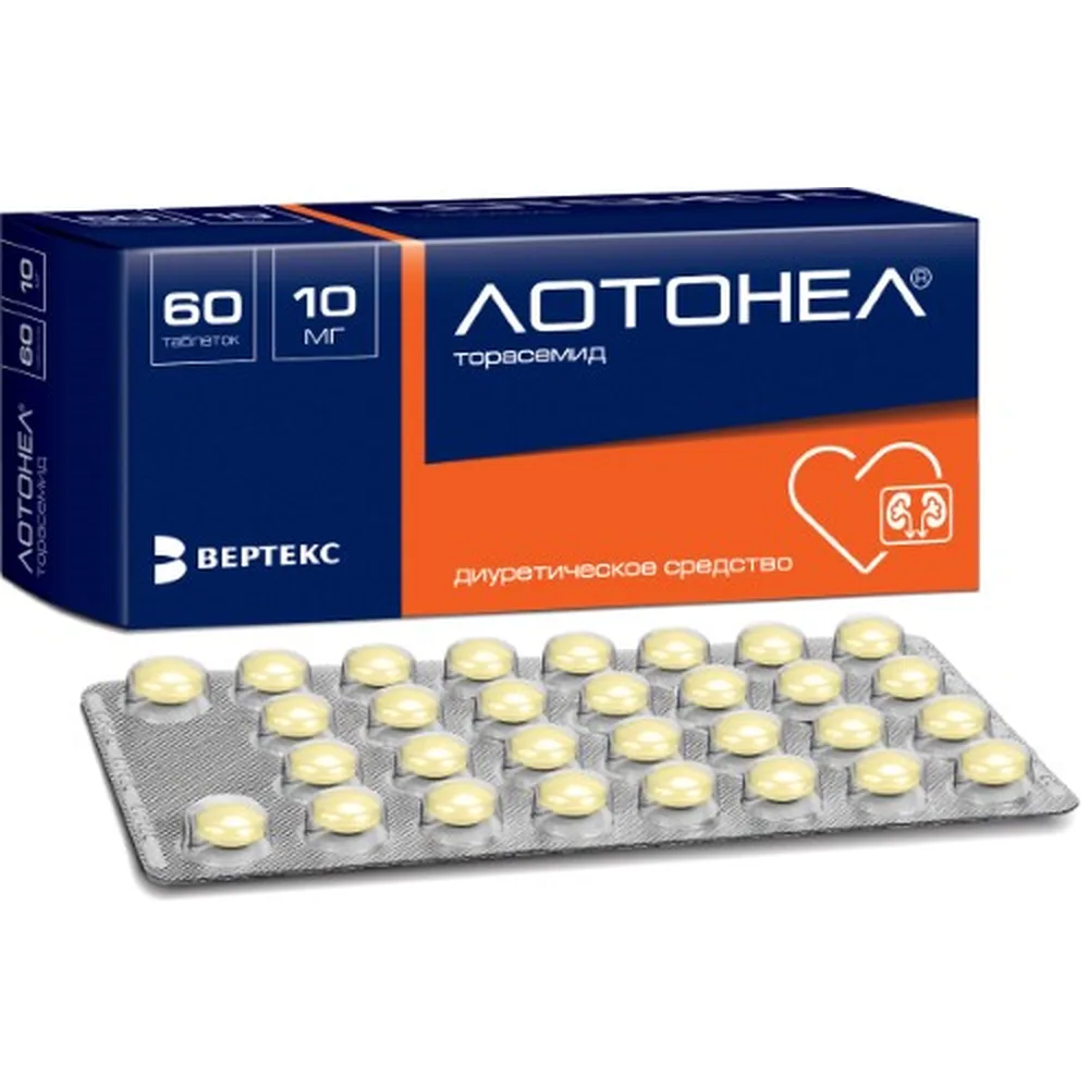 Lotonel 10 mg 60 tablets blister