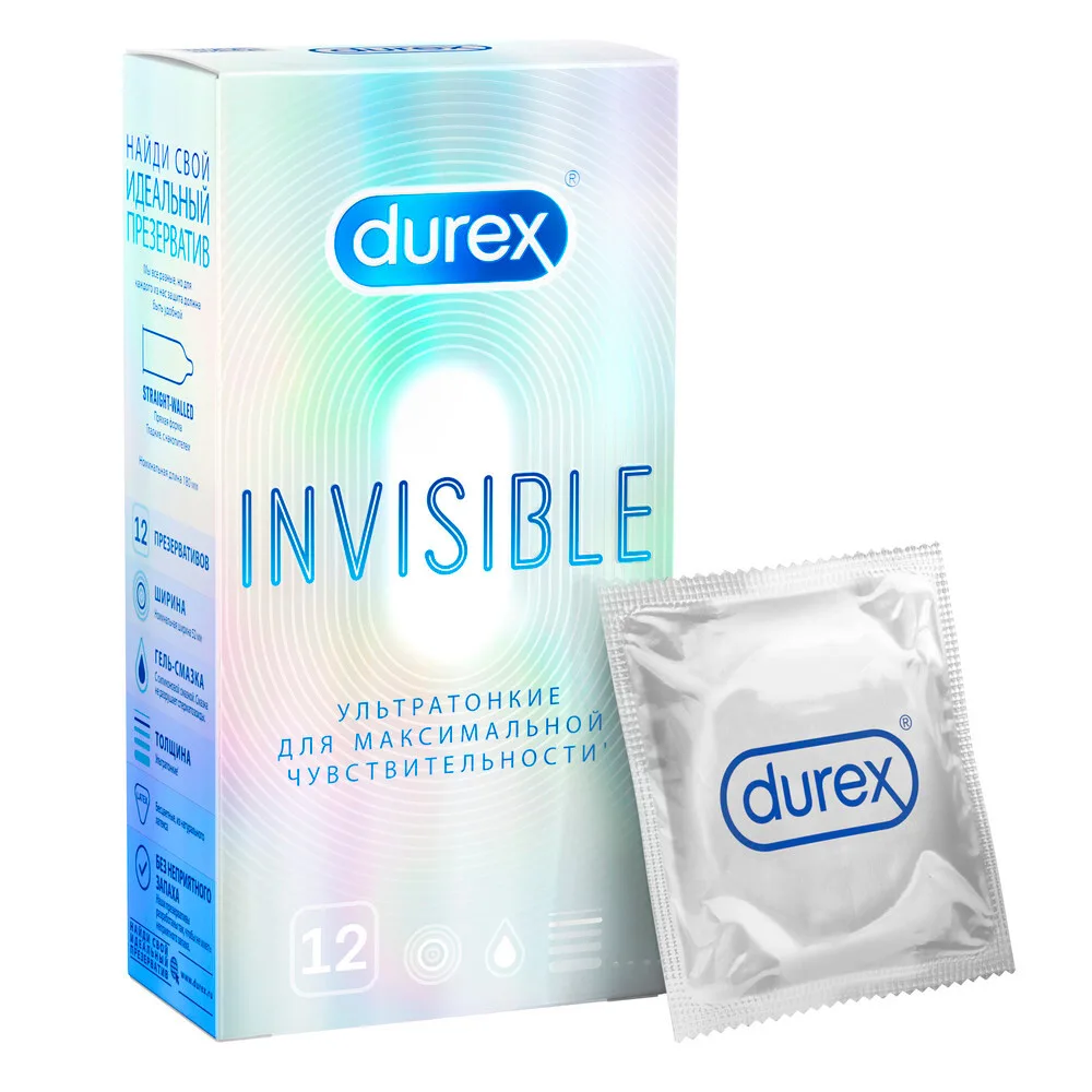 Durex Invisible condoms 12 pcs.