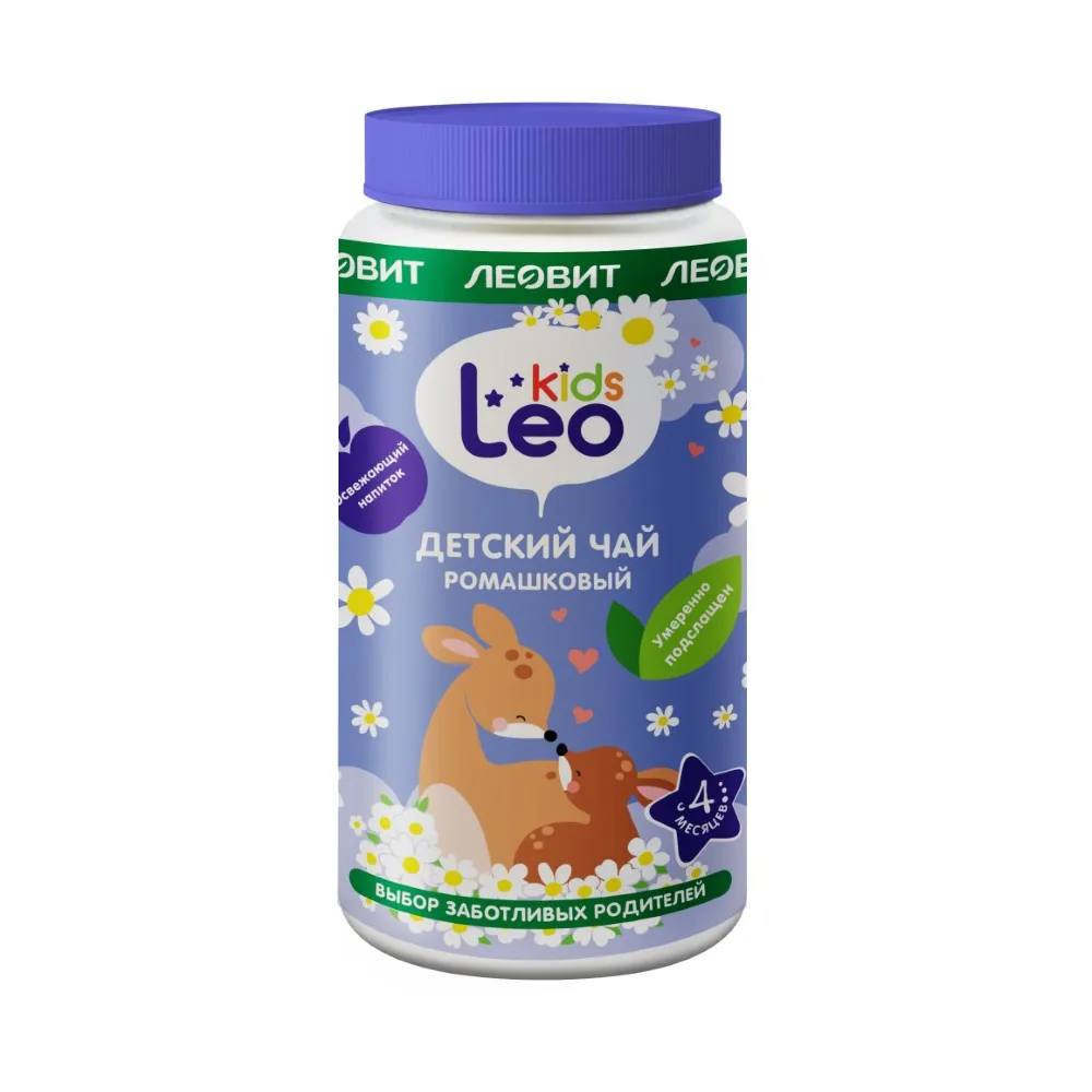 Leovit leo kids tea granulated instant chamomile from 4 months 200 g