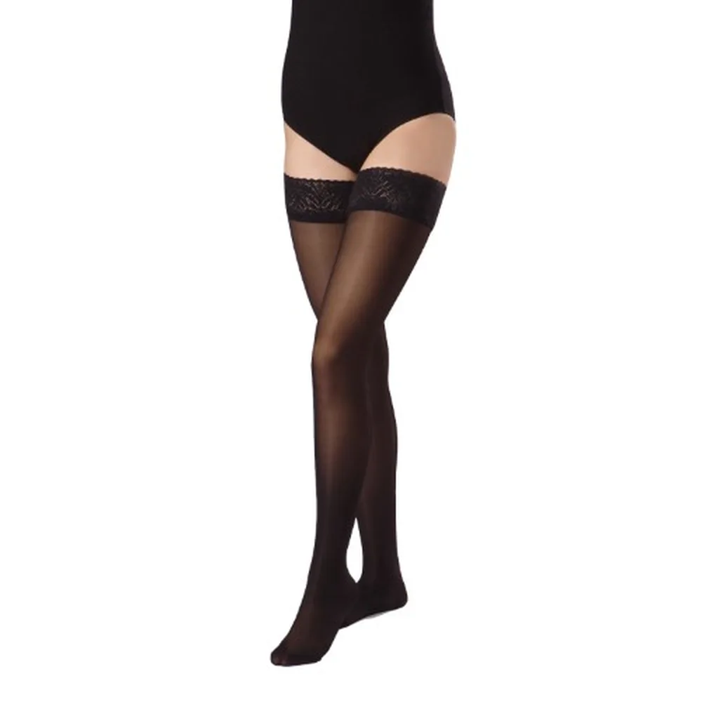 Pro JW-212 Compression Stockings Transparent/Class 1/Size 3/Black