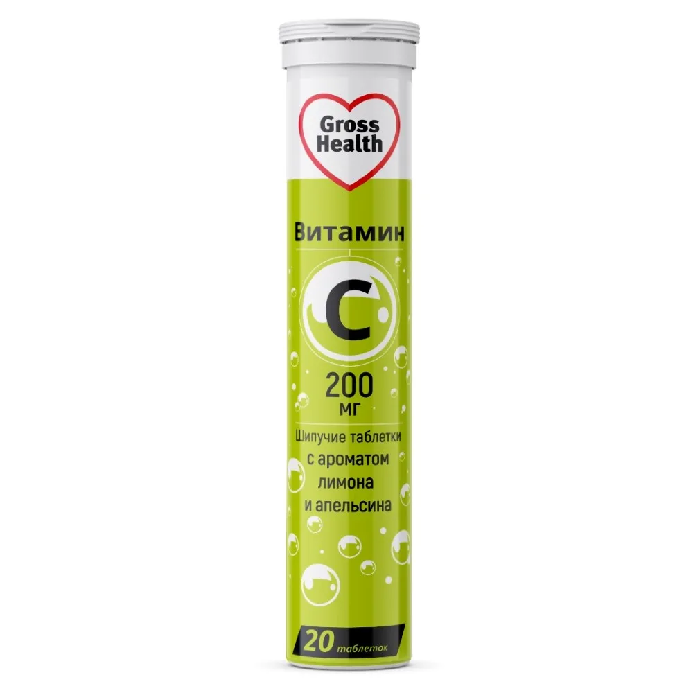 Gross Health Vitamin C 200 20 pcs. tablets 4 g