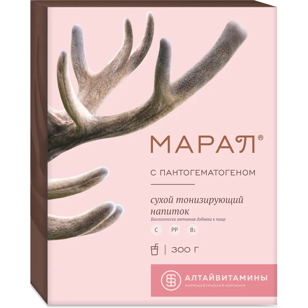 Maral Drink with Pantogematogen Dry Tonic 300 g Powder