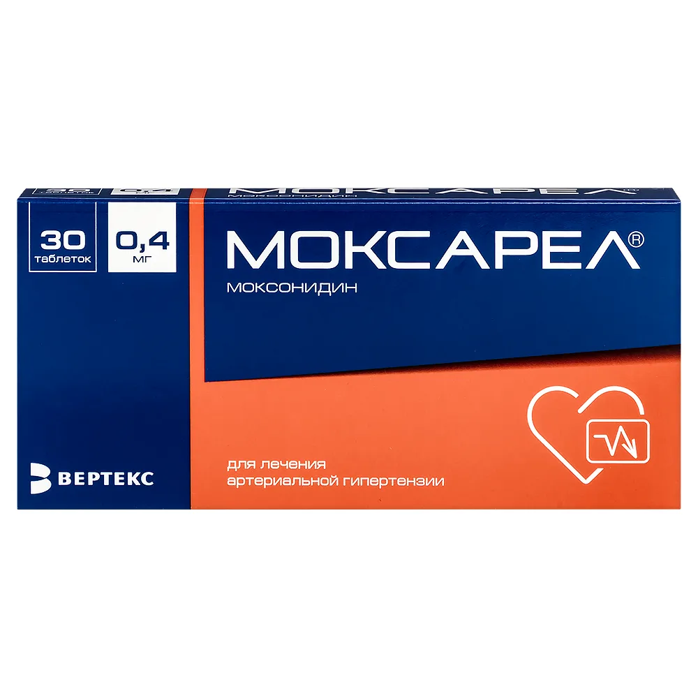 Moxarel 0.4 mg 30 coated tablets