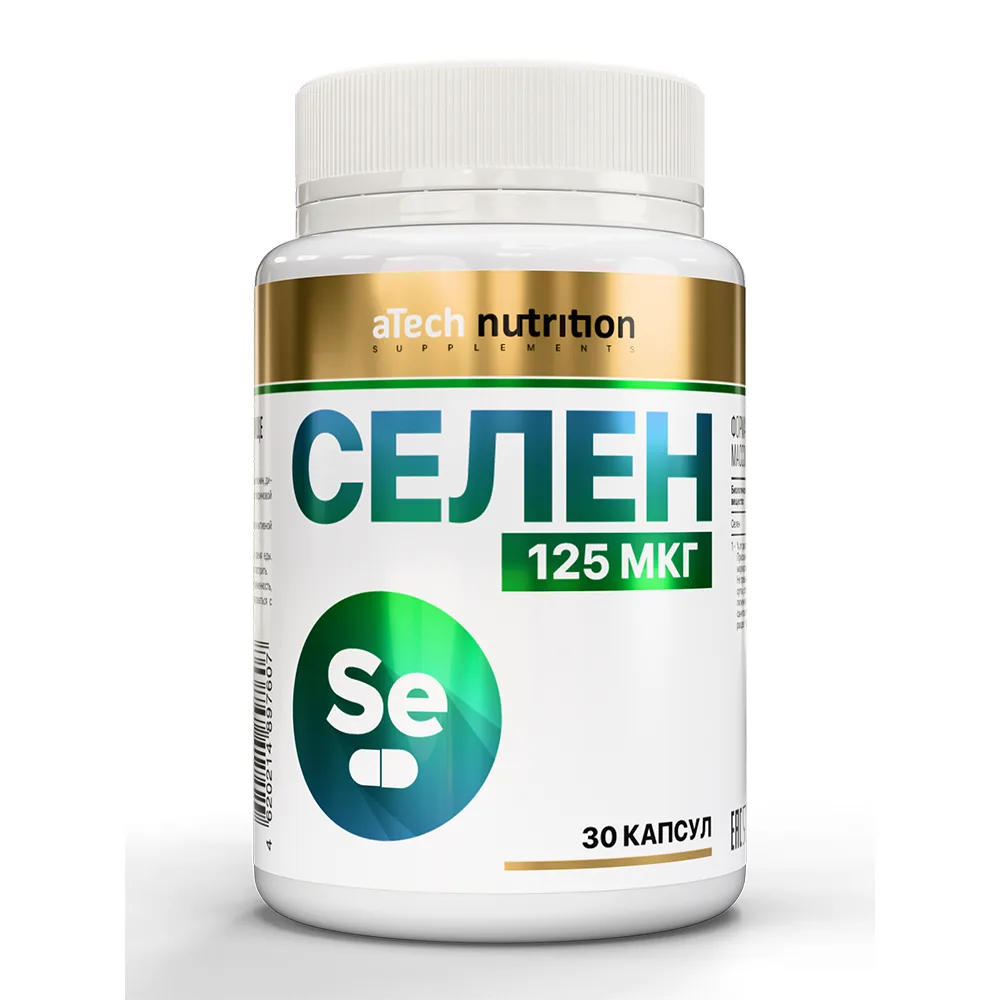 Atech Nutrition Selenium 30 Capsules 500 mg