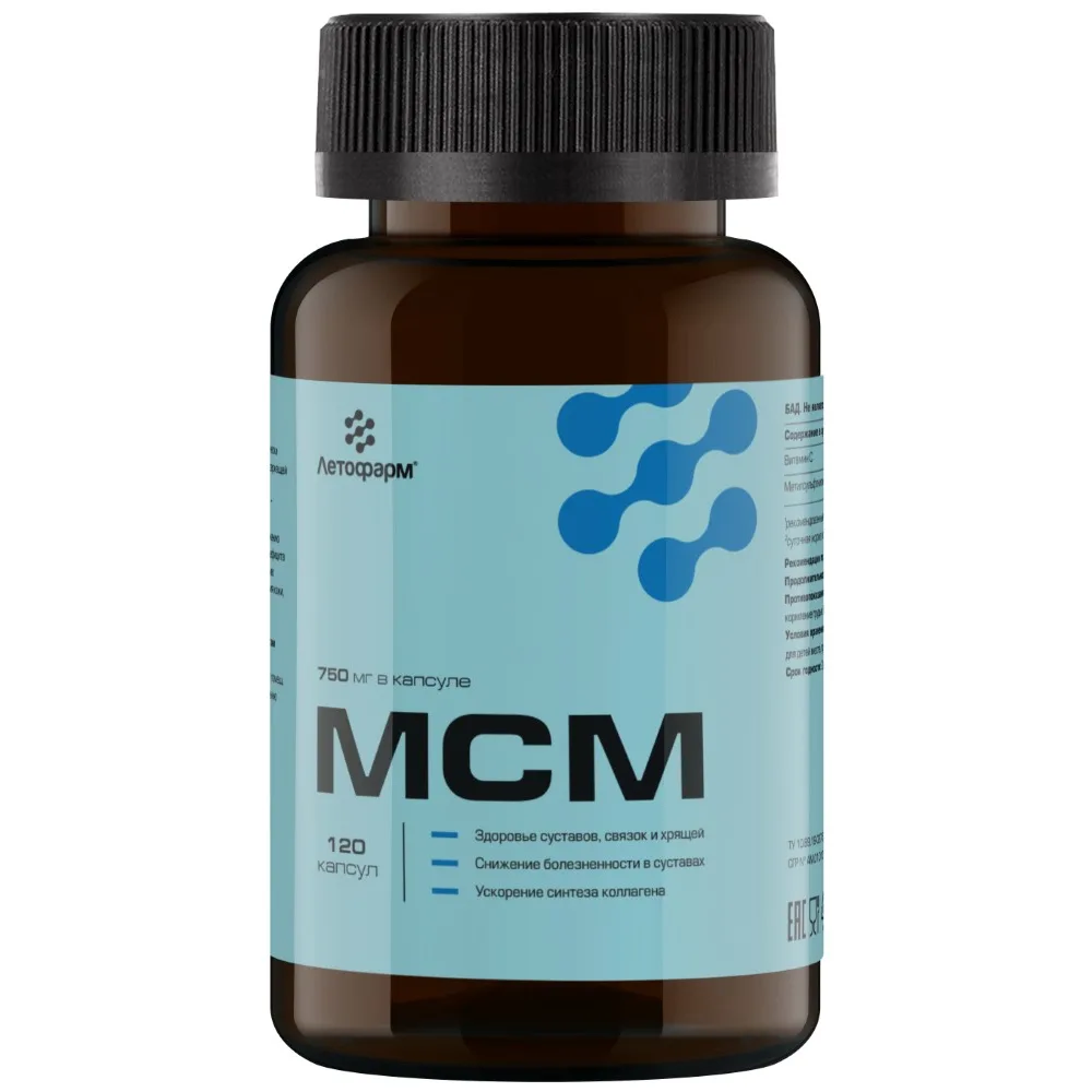 Letopharm MSM 120 capsules 0.87 g