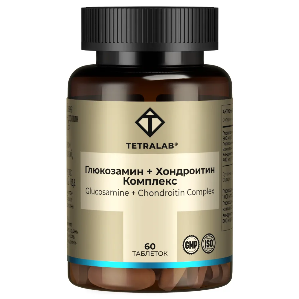 Tetralab Glucosamine + Chondroitin Premium Complex 60 coated tablets 1440 mg