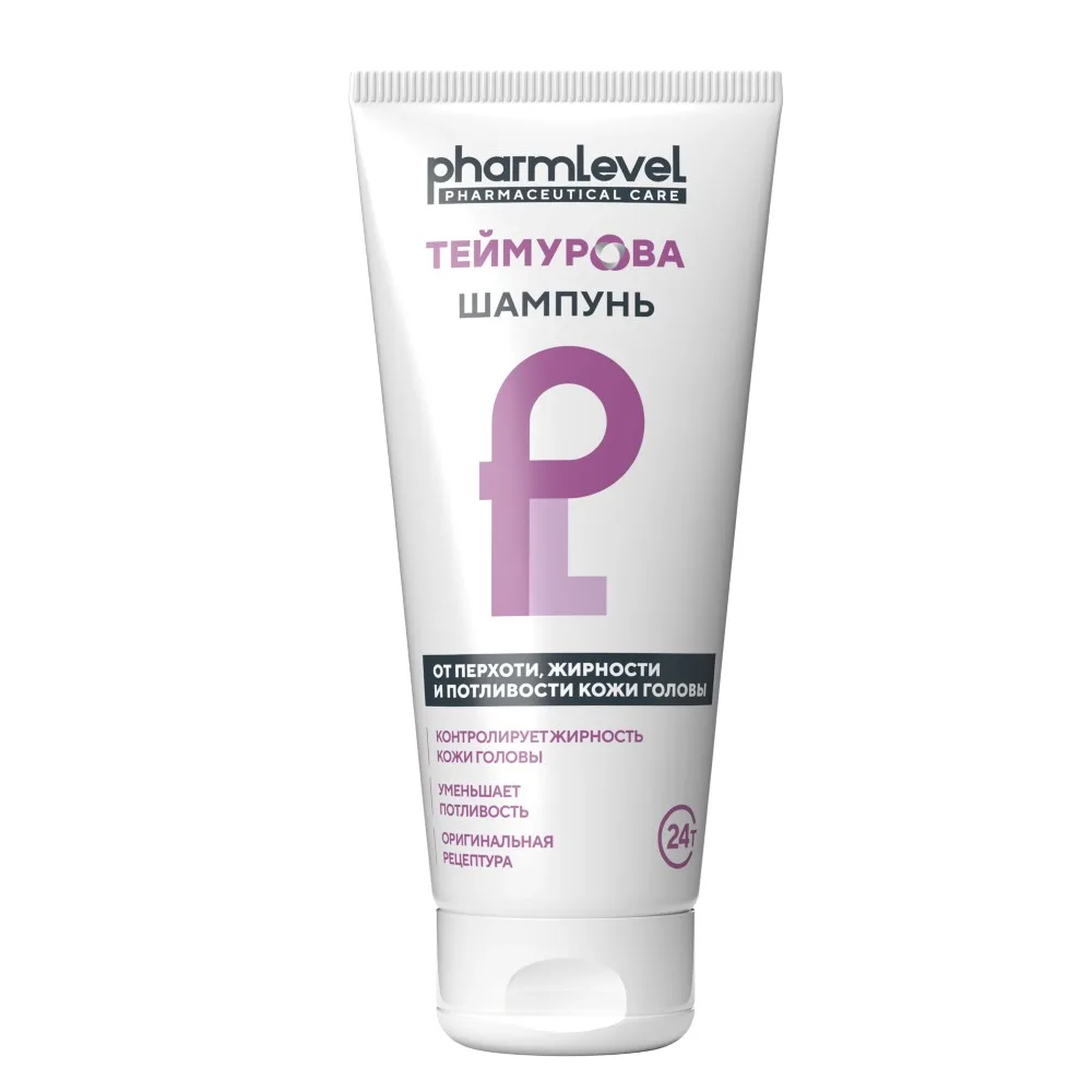 Pharmlevel Teimur Shampoo for Dandruff, Oily Scalp and Sweating 200 ml