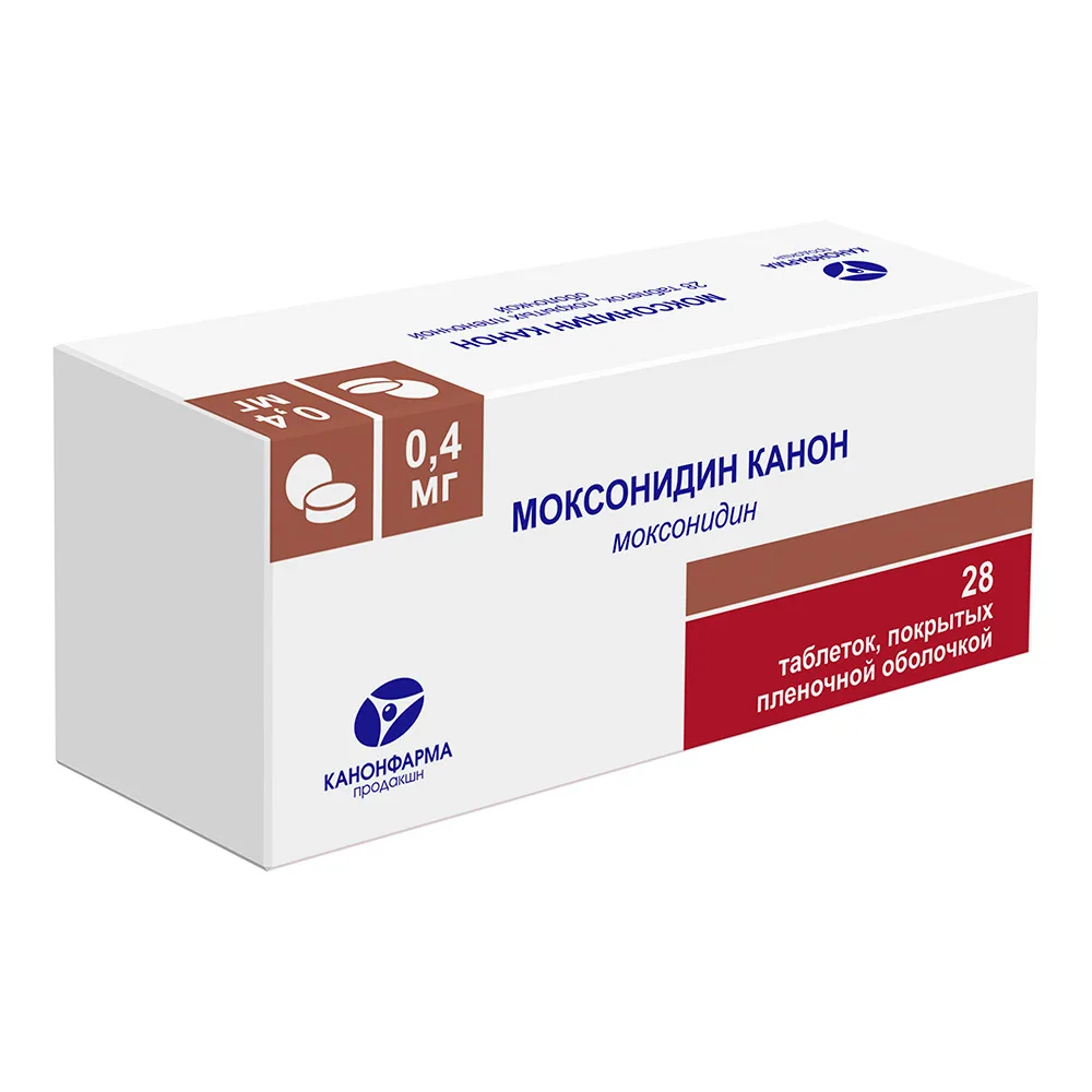 Moxonidine Canon 0.4 mg 28 tablets, film-coated