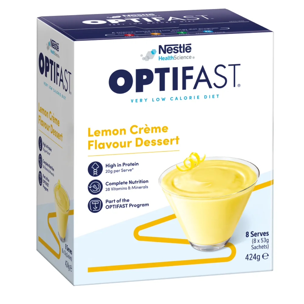 Nestle Optifast Lemon Flavor Dessert 424 g