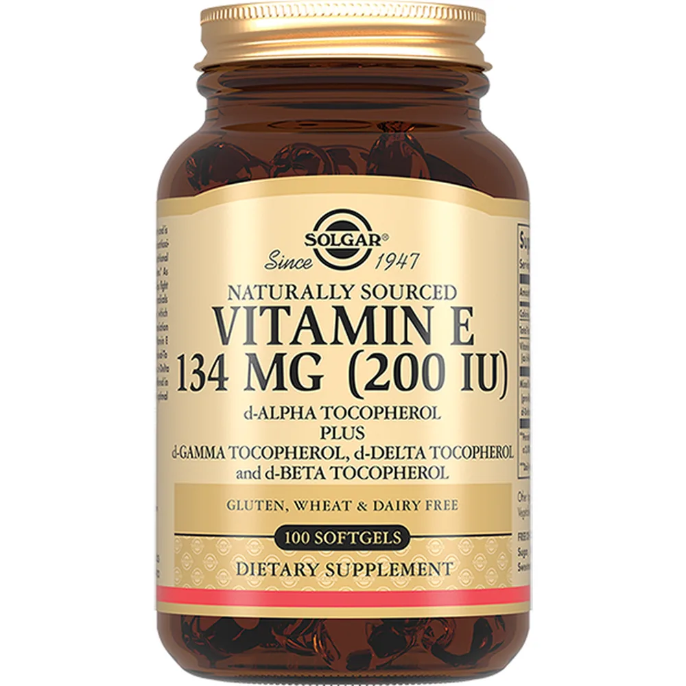 Solgar vitamin E 134 mg (200 IU) 100 capsules 684 mg