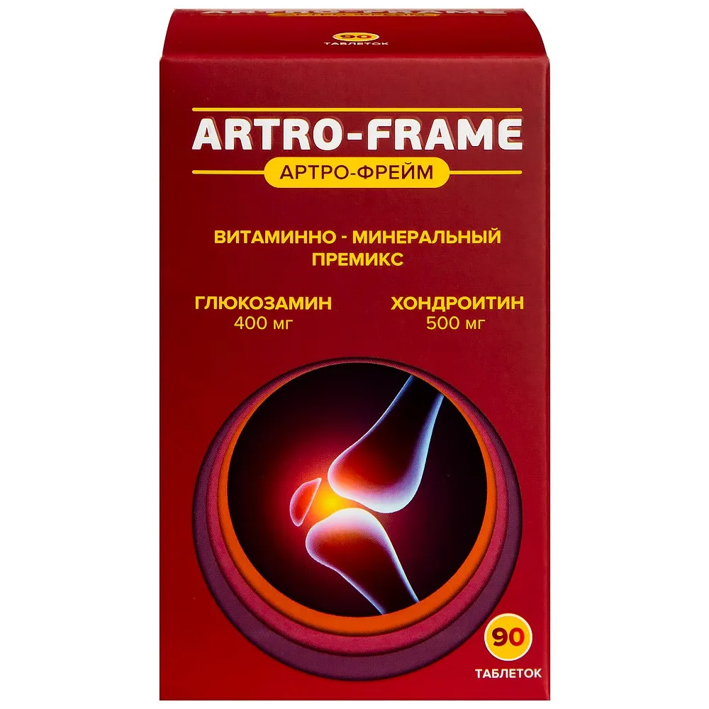 Arthro-frame glucosamine chondroitin 90 tablets 1.35 g