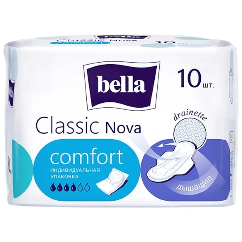 Bella Classic Nova Comfort Drainette Pads 10 pcs.