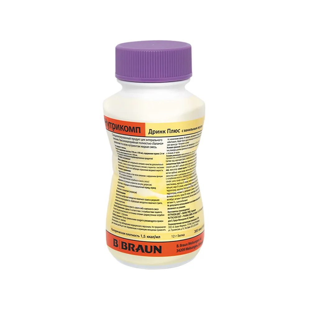 Nutricomp Drink Plus 200 ml/vanilla