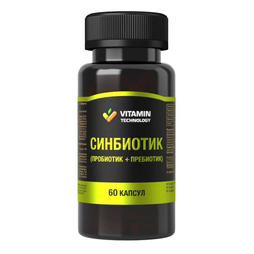 Synbiotic/Probiotic + Prebiotic/ 60 pcs. capsules 430 mg