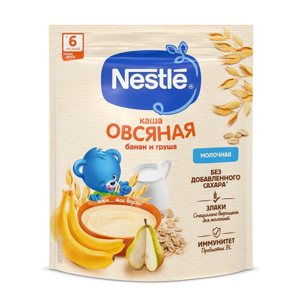 Nestle Milk Oatmeal with Pear and Banana 200 g