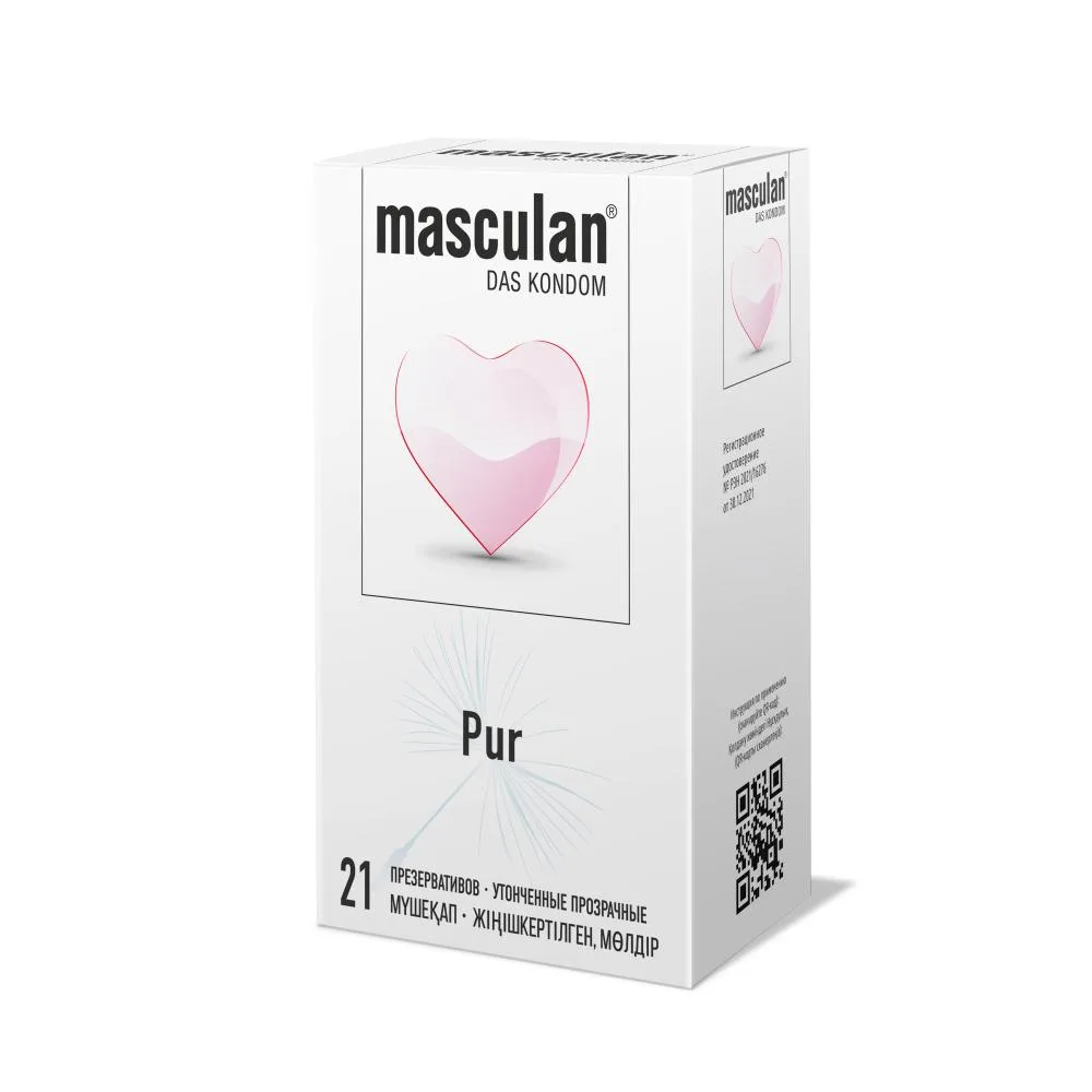 Masculan Pur Condoms 21 pcs