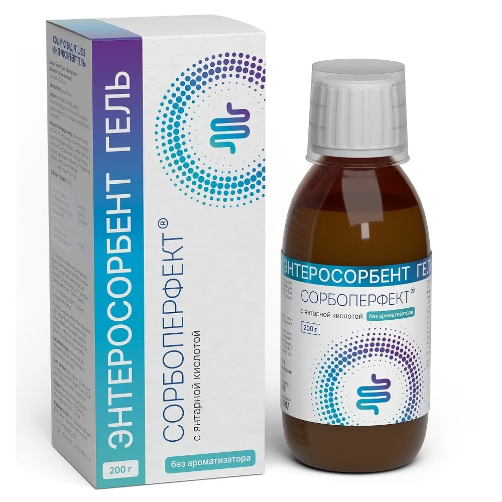 Sorboperfect enterosorbent gel unflavored 200 g gel/bottle
