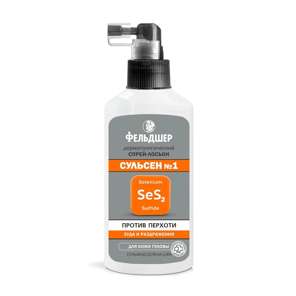 Feldsher Dermatological Spray-Lotion Sulsen No. 1 Against Dandruff 110 ml