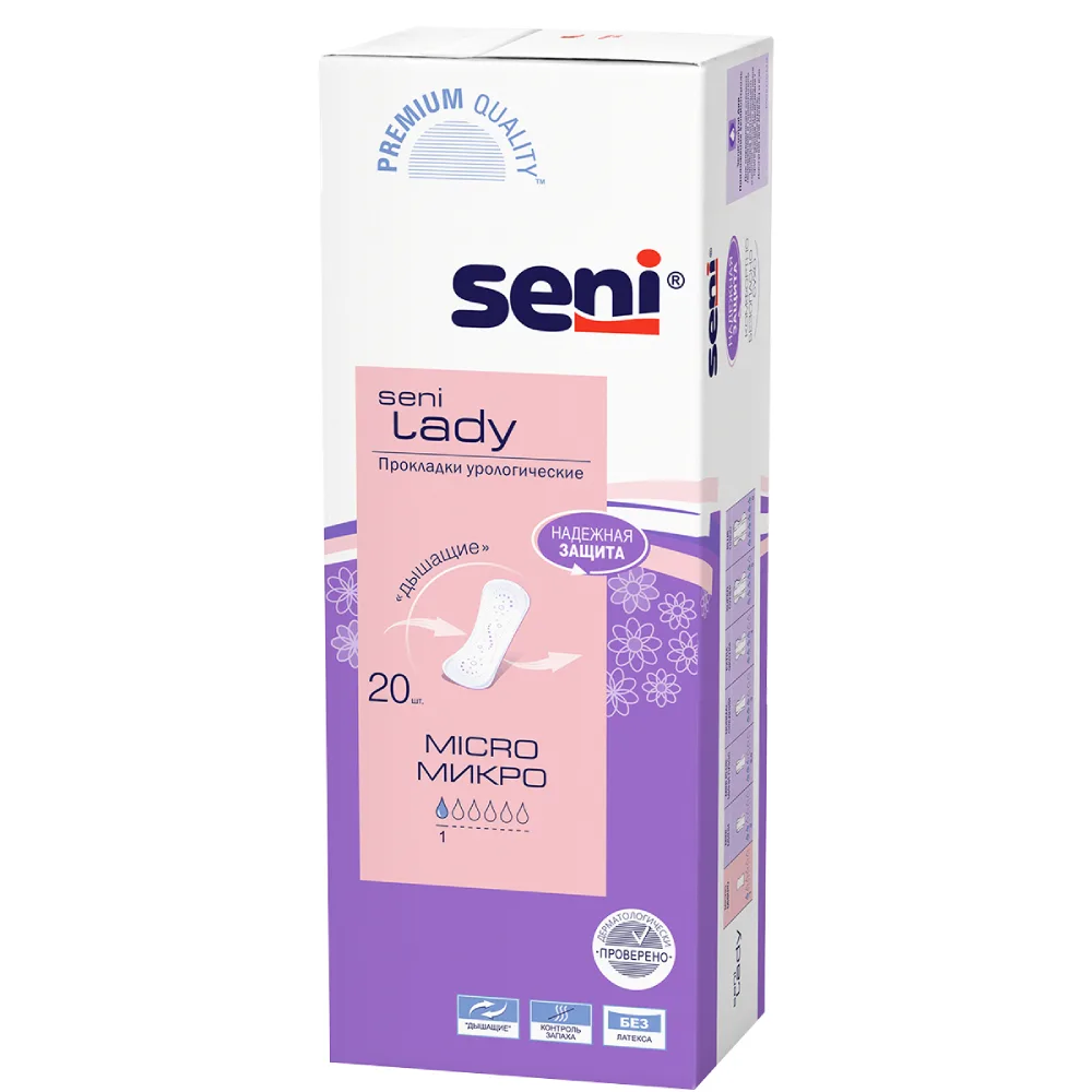 Seni Lady Micro Urological Pads for Women 20 pcs.